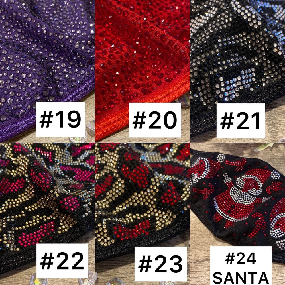 🎁 X-MAS STOCKINGS✨ Bling  Face Masks - Picture 5 of 14